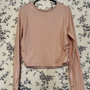 Athletic Works Women's Long Sleeve Baby Pink Top